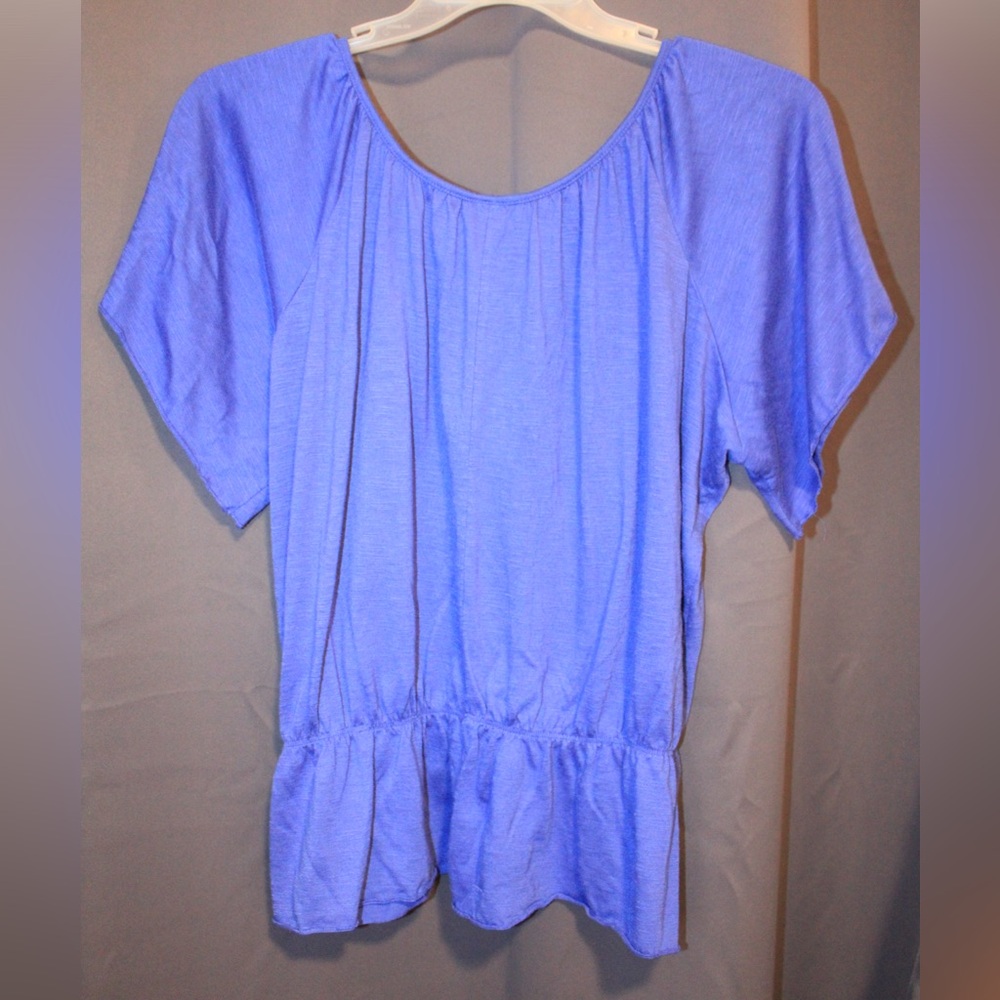 Mossimo Supply Co. Blouse royal blue size XXL - Picture 8 of 8